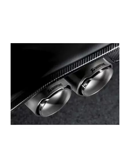 BMW M3 F80 Akrapovic Slip-On i Titan med Titan utblås