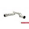 BMW M3 F80 Akrapovic Downpipes i Rostfritt utan katalysatorer