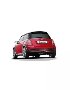 Mini Cooper S / JCW Akrapovic Evolution System i Rostfritt med Kolfiber utblås 2