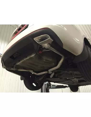 Skoda Octavia 2,0TDi RS (2WD) Milltek Sport Cat-Back Non-Resonated avgassystem med dubla utblås