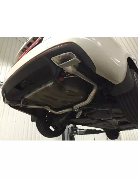 Skoda Octavia 2,0TDi RS (2WD) Milltek Sport Cat-Back Non-Resonated avgassystem med dubla utblås