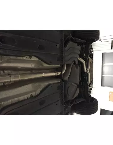 Skoda Octavia 2,0TDi RS (2WD) Milltek Sport Cat-Back Non-Resonated avgassystem med dubla utblås
