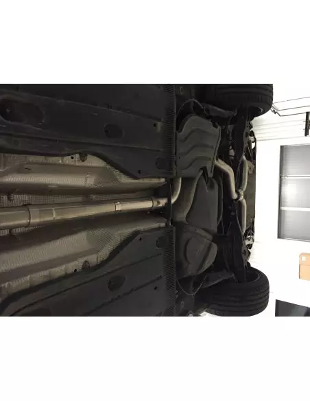 Skoda Octavia 2,0TDi RS (2WD) Milltek Sport Cat-Back Non-Resonated avgassystem med dubla utblås