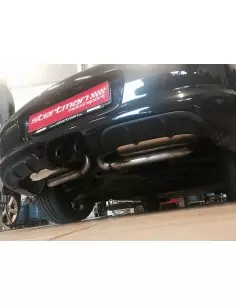 Porsche 987 Cayman 3,4 S Milltek Sport Cat-Back system utan bakre katalysatorer 2x svarta Special utblås