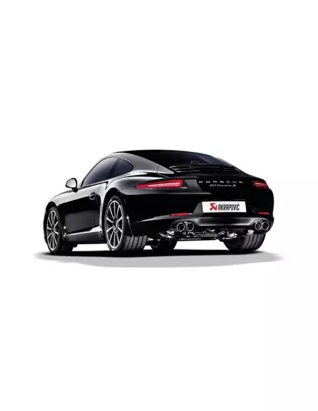 Porsche 991 Carrera Akrapovic Slip-on i Titan med Titan utblås