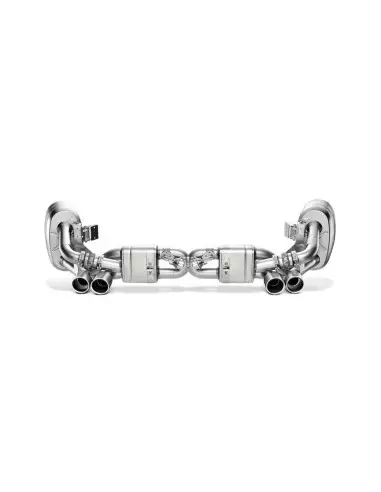 Porsche 991 Carrera Akrapovic Slip-on i Titan med Titan utblås