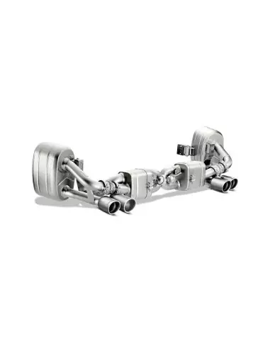 Porsche 991 Carrera Akrapovic Slip-on i Titan med Titan utblås
