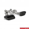 McLaren S650 Akrapovic Slip-On i Titan med kolfiber utblås